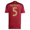 Original Fußballtrikot Belgien Vertonghen 5 Heimtrikot EURO 2024 Für Herren